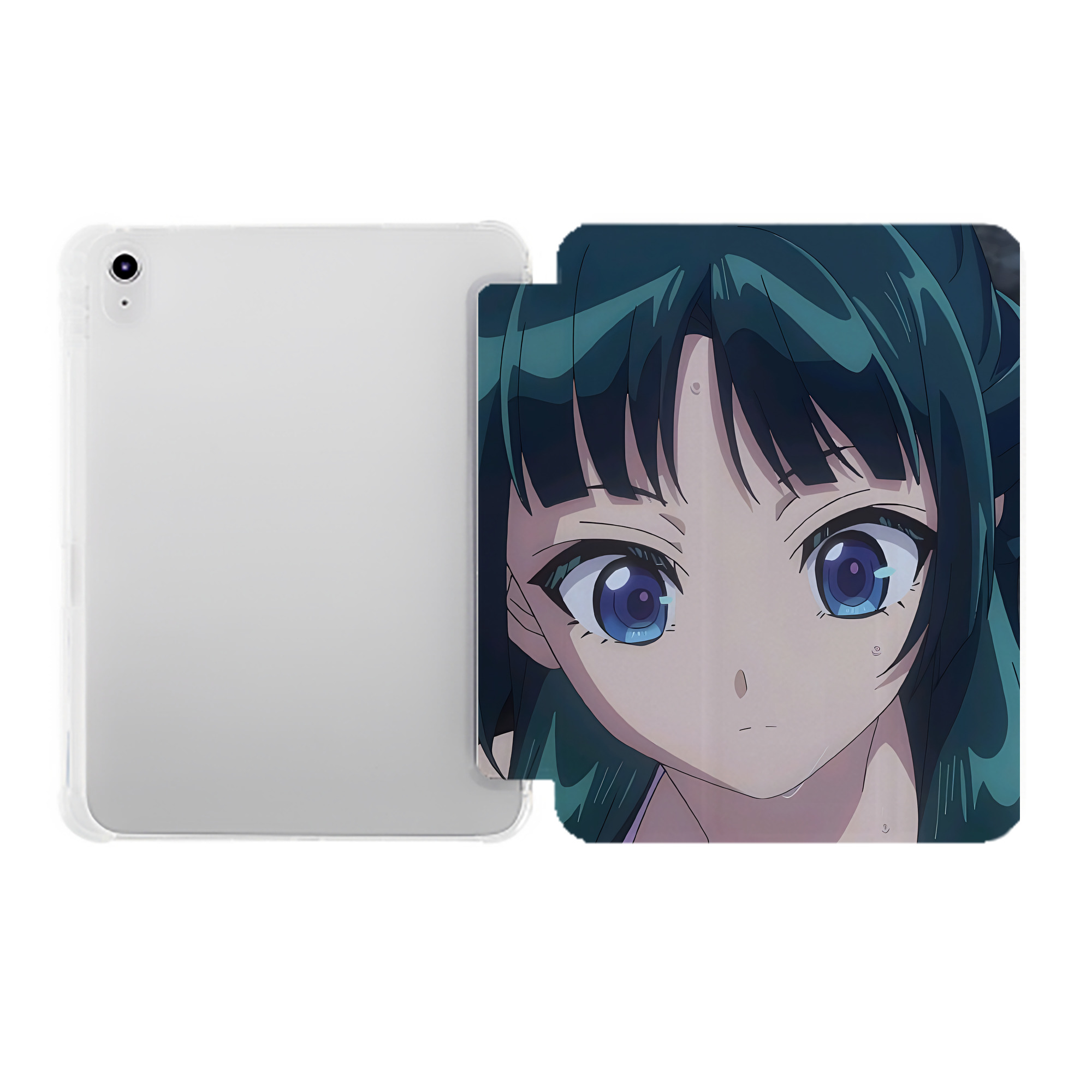 （画像用） 薬屋のひとりごと The Apothecary Diaries IPad ケース ペン収納付き 三つ折りスタンド PUレザー×シリコン 対応機種9.5/10.5/10.9インチ